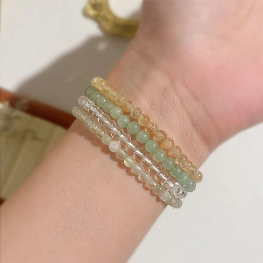 Vitality & Wealth Crystal Bracelet Set