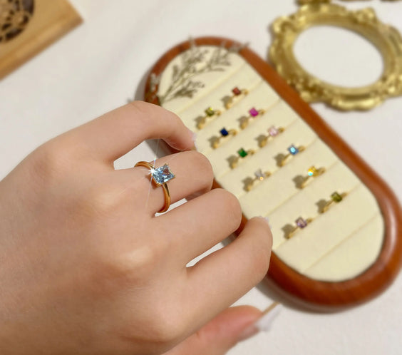 Zircon Birthstone Ring for Personal Energy & Protection - MystiCrystals