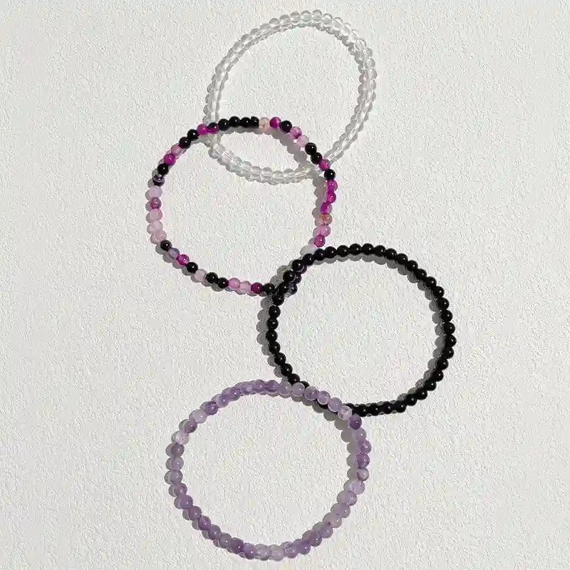 Soul Energy & Protection Crystal Bracelet Set