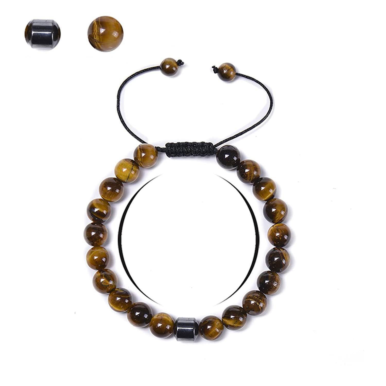 Braided Tiger Eye Stone Bracelet - MystiCrystals