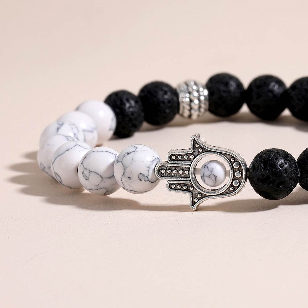 Couple’s Lava Stone Bracelet - MystiCrystals