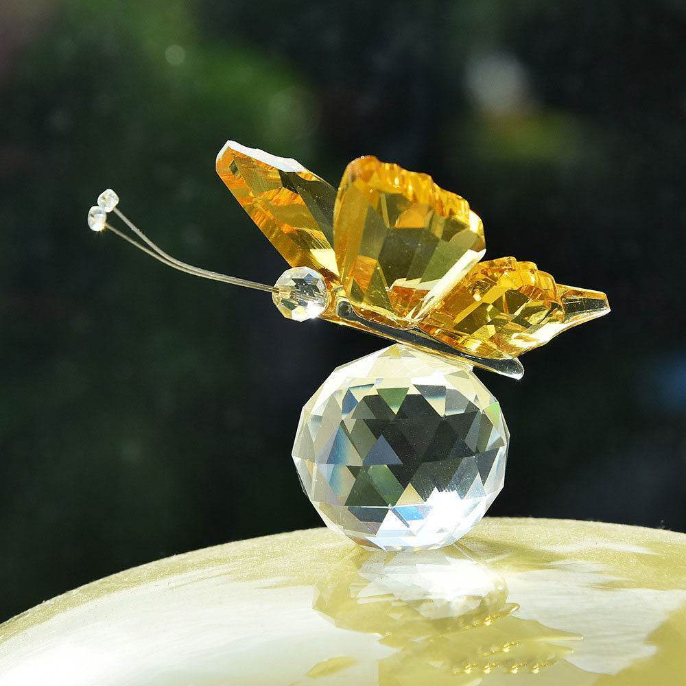 Crystal Butterfly Desk Ornament - MystiCrystals