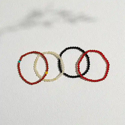 Emotional Balance & Healing Crystal Bracelet Stack