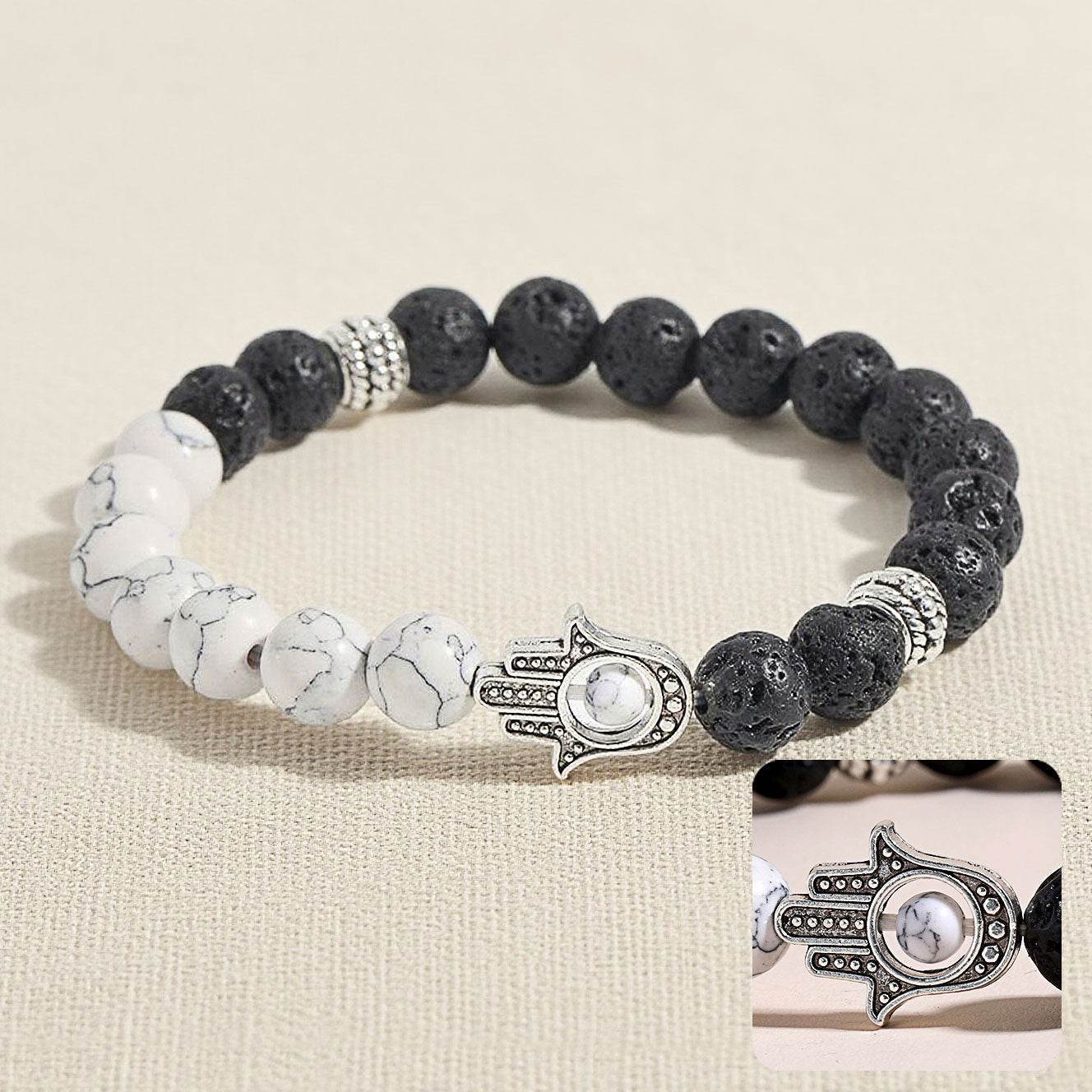 Couple’s Lava Stone Bracelet - MystiCrystals