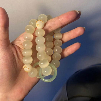 Cat’s Paw Jade-Style Bracelet - MystiCrystals