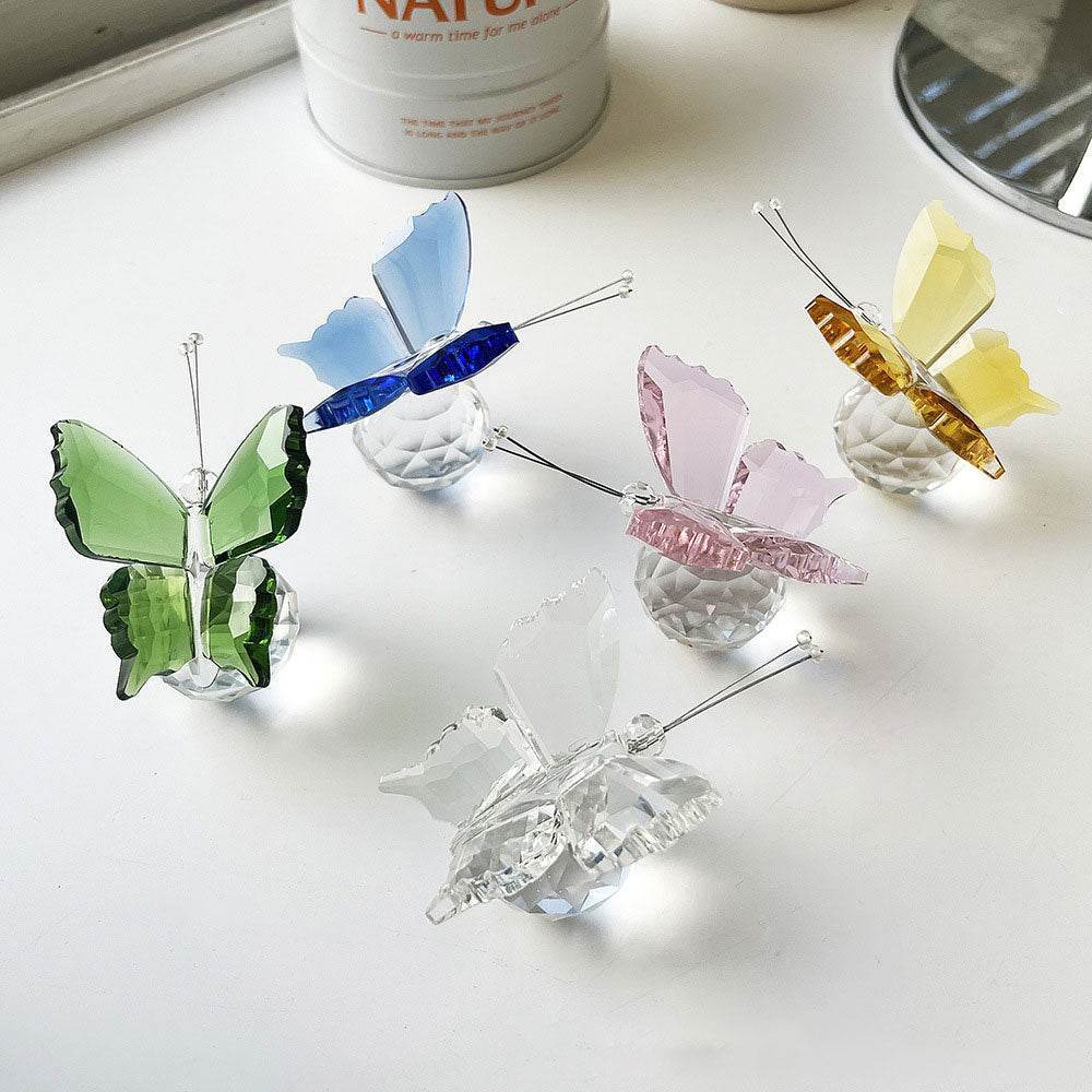 Crystal Butterfly Desk Ornament - MystiCrystals