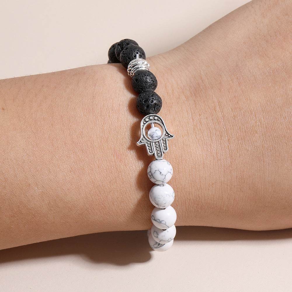 Couple’s Lava Stone Bracelet - MystiCrystals