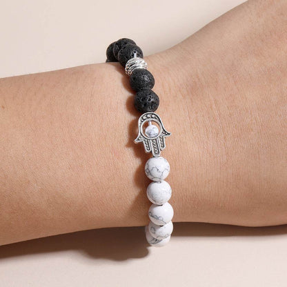 Couple’s Lava Stone Bracelet - MystiCrystals