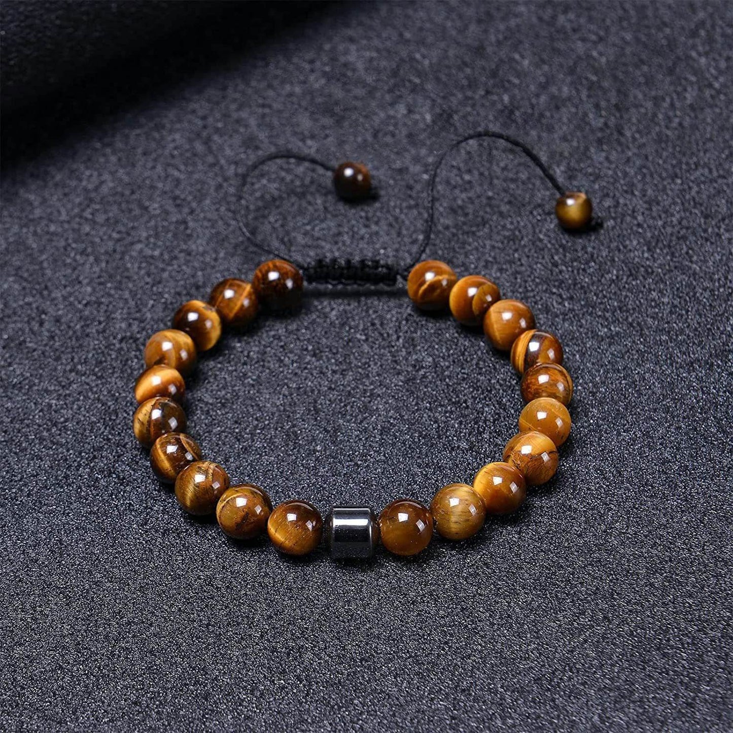 Braided Tiger Eye Stone Bracelet - MystiCrystals
