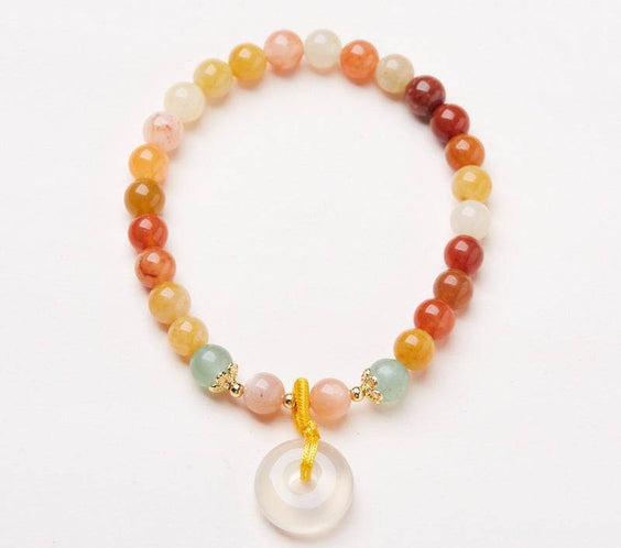 Free Today: Gobi Jade Peace Amulet Crystal Bracelet - Solcryst