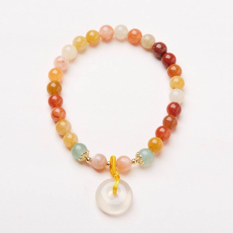 Gobi Jade Safety Buckle Bracelet - MystiCrystals
