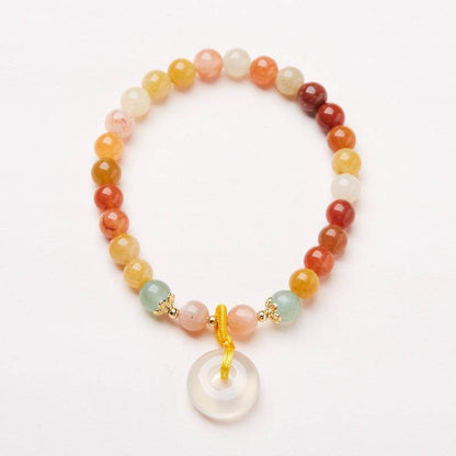 Gobi Jade Safety Buckle Bracelet - MystiCrystals