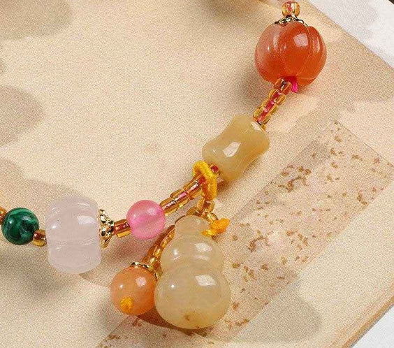 Free Today:Sacred Couples’ Jade & Pumpkin Energy Bracelet