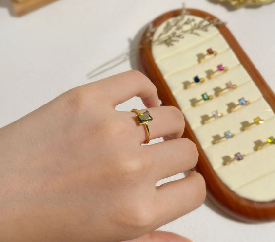 Zircon Birthstone Ring for Personal Energy & Protection - MystiCrystals