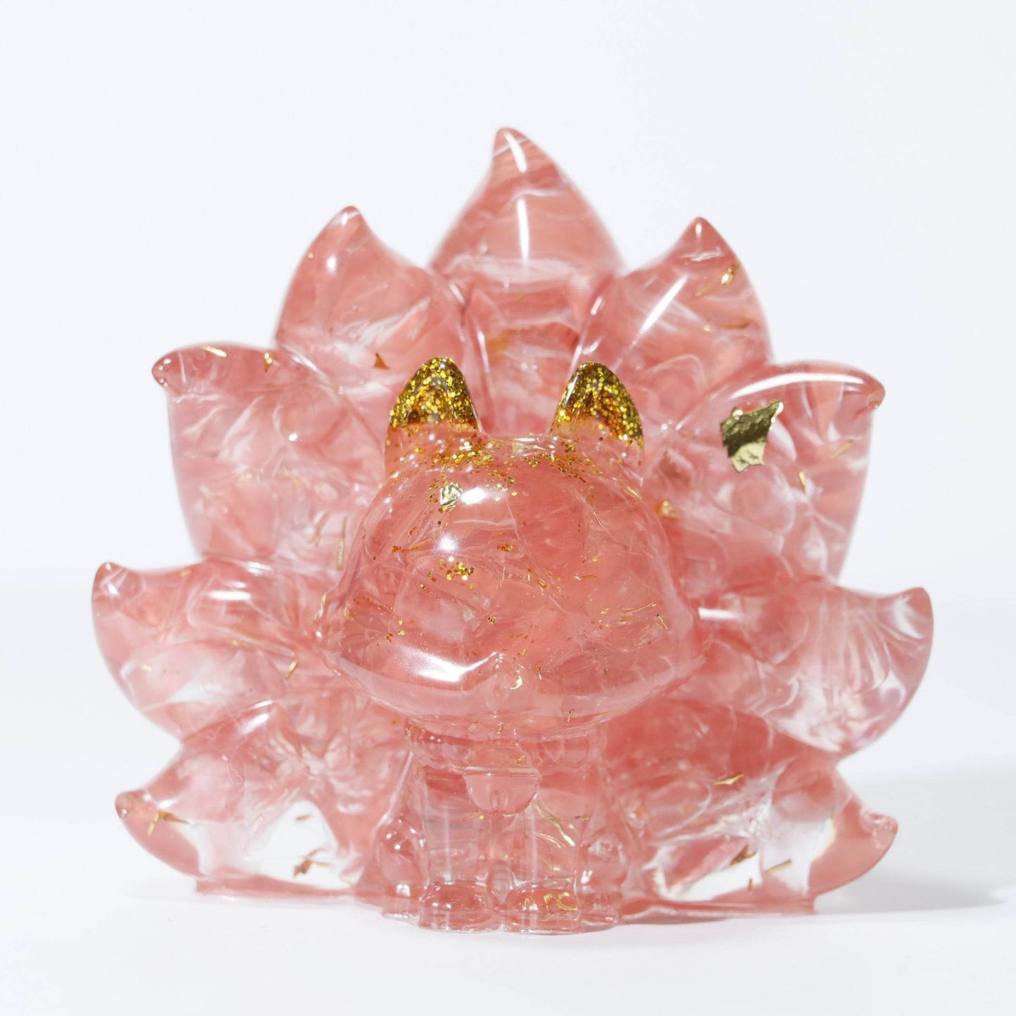 Natural Crystal Fox Ornament - MystiCrystals