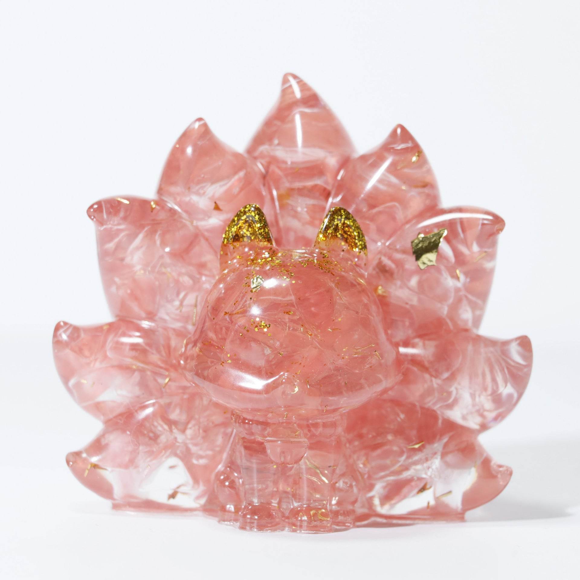 Natural Crystal Fox Ornament - MystiCrystals