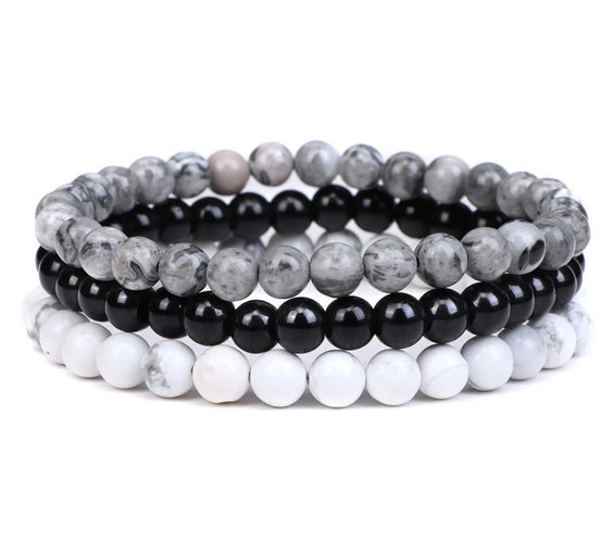Healing Crystal Trio Bracelet Set - MystiCrystals