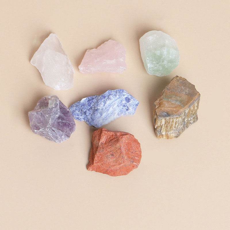 Rainbow Crystal Double-Point Hexagonal Set - MystiCrystals