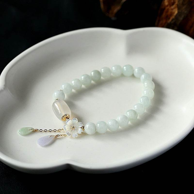 Modern Chinese Jade Bracelet - MystiCrystals