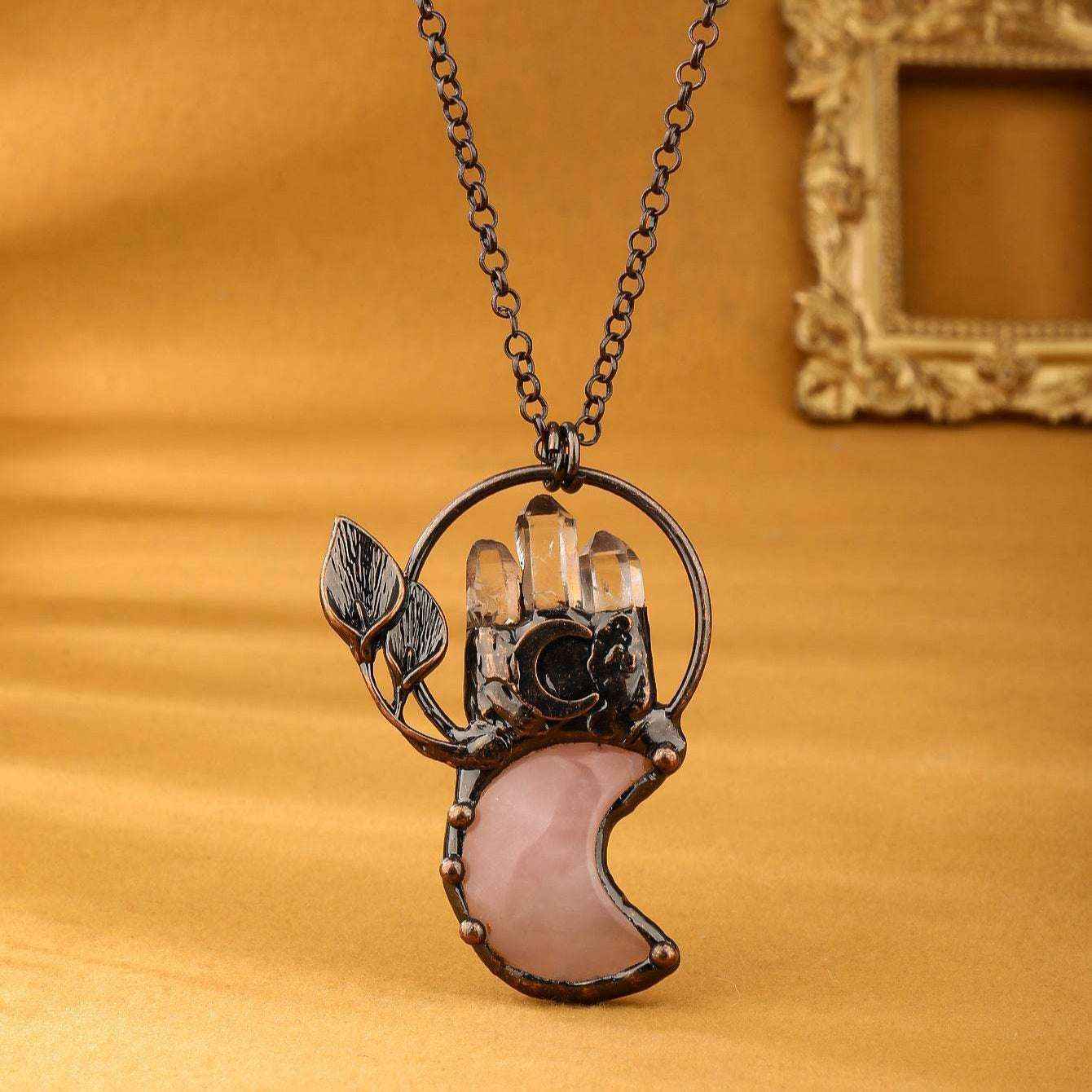 Unique Magical Moon Pendant Necklace