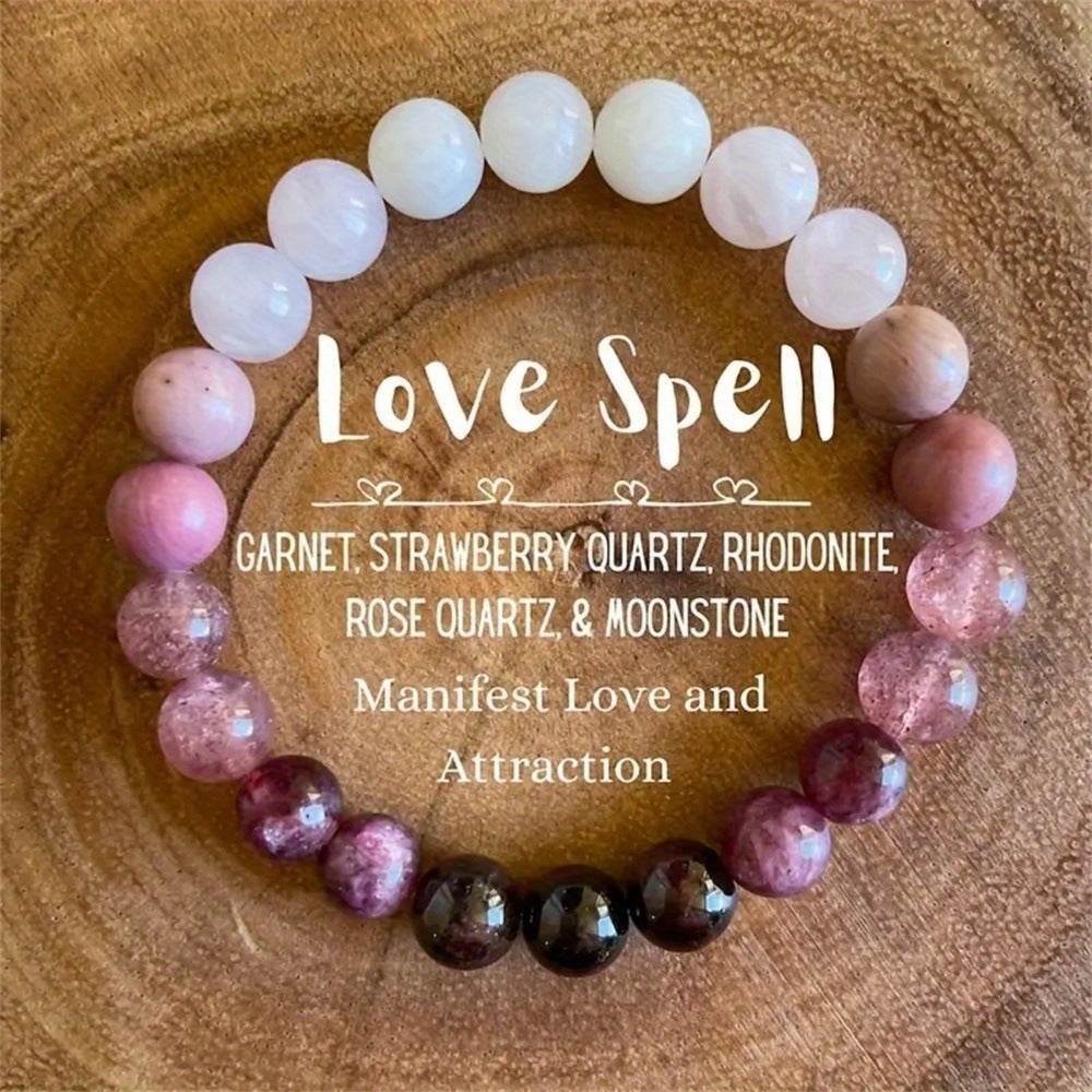 Luxury Amethyst and Citrine Natural Stone Bracelet - MystiCrystals