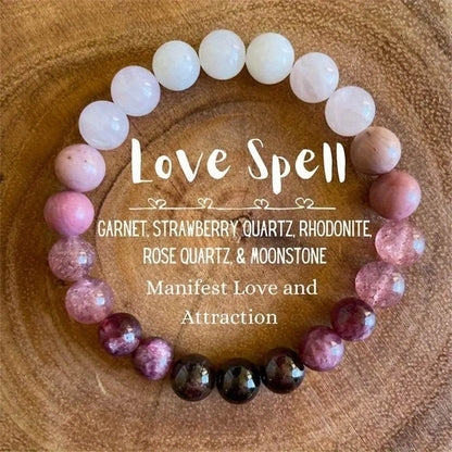 Luxury Amethyst and Citrine Natural Stone Bracelet - MystiCrystals