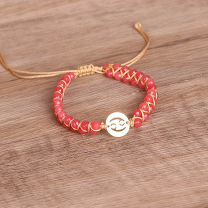 Braided Zodiac Stone Bracelet - MystiCrystals