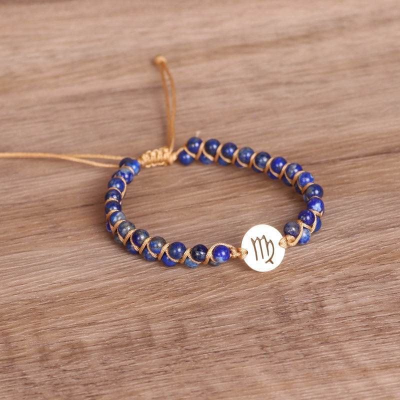 Braided Zodiac Stone Bracelet - MystiCrystals
