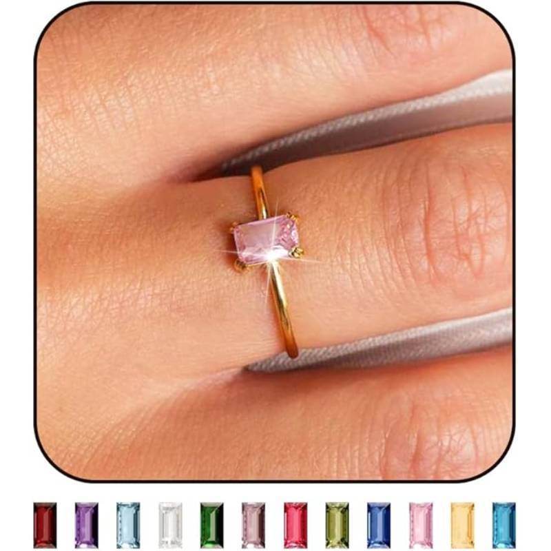 Birthstone Zircon Ring - MystiCrystals