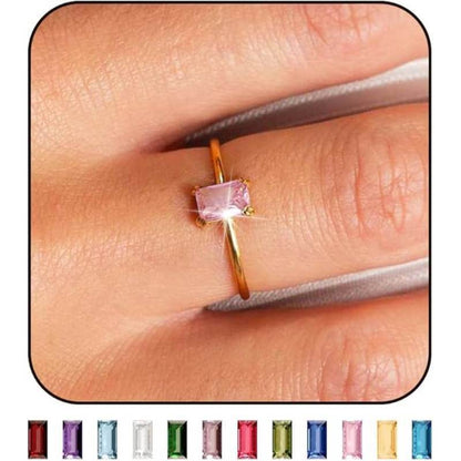 Birthstone Zircon Ring - MystiCrystals