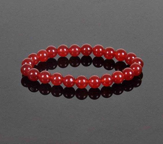8MM Natural Stone Bead Bracelet