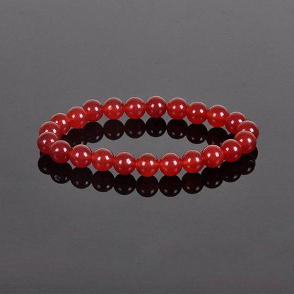 8MM Natural Stone Bead Bracelet - MystiCrystals