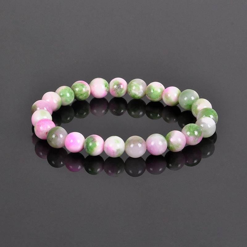 8MM Natural Stone Bead Bracelet - MystiCrystals