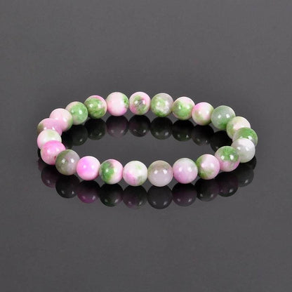 8MM Natural Stone Bead Bracelet - MystiCrystals