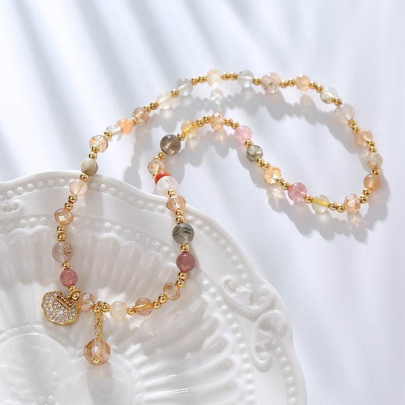 Crystal Fortune Lock Bracelet - MystiCrystals