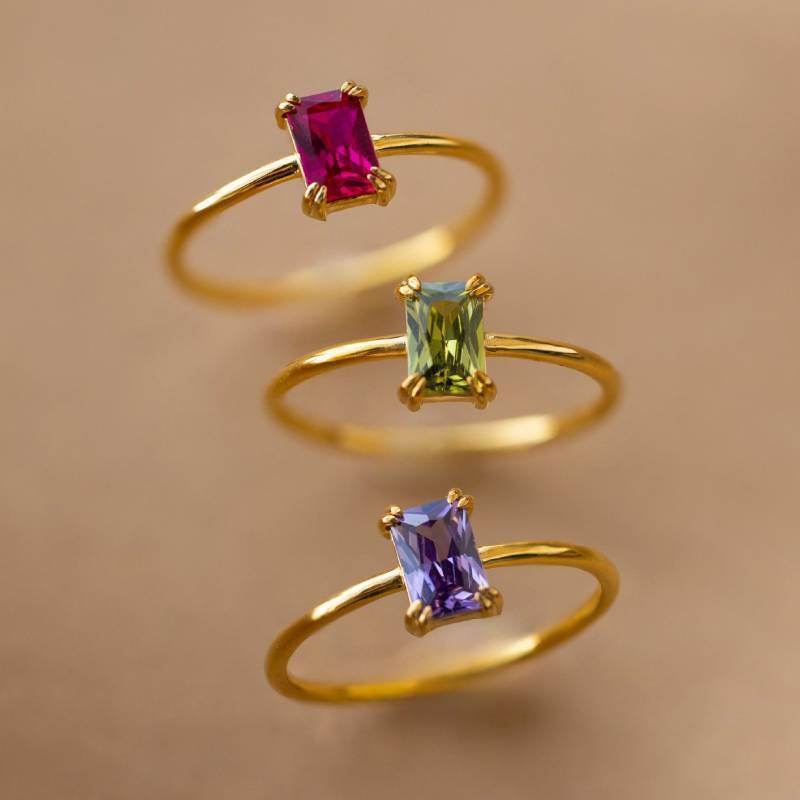 Birthstone Zircon Ring - MystiCrystals