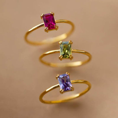 Birthstone Zircon Ring - MystiCrystals