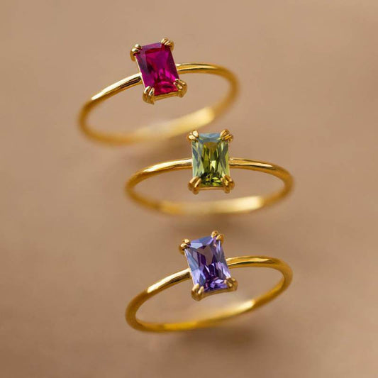 Birthstone Zircon Ring - MystiCrystals
