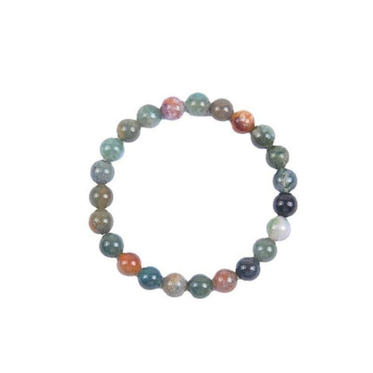 8MM Natural Stone Bead Bracelet - MystiCrystals