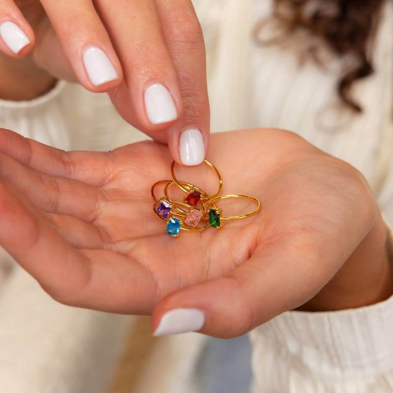 Birthstone Zircon Ring - MystiCrystals