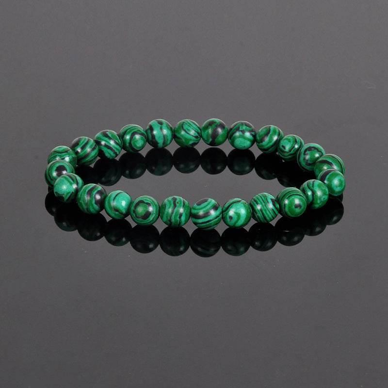 8MM Natural Stone Bead Bracelet - MystiCrystals