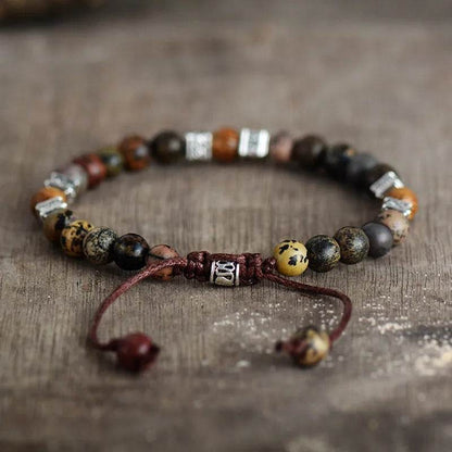 Explorer Men’s Agate Beaded Bracelet - MystiCrystals