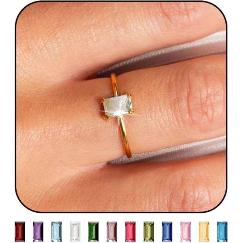 Birthstone Zircon Ring - MystiCrystals