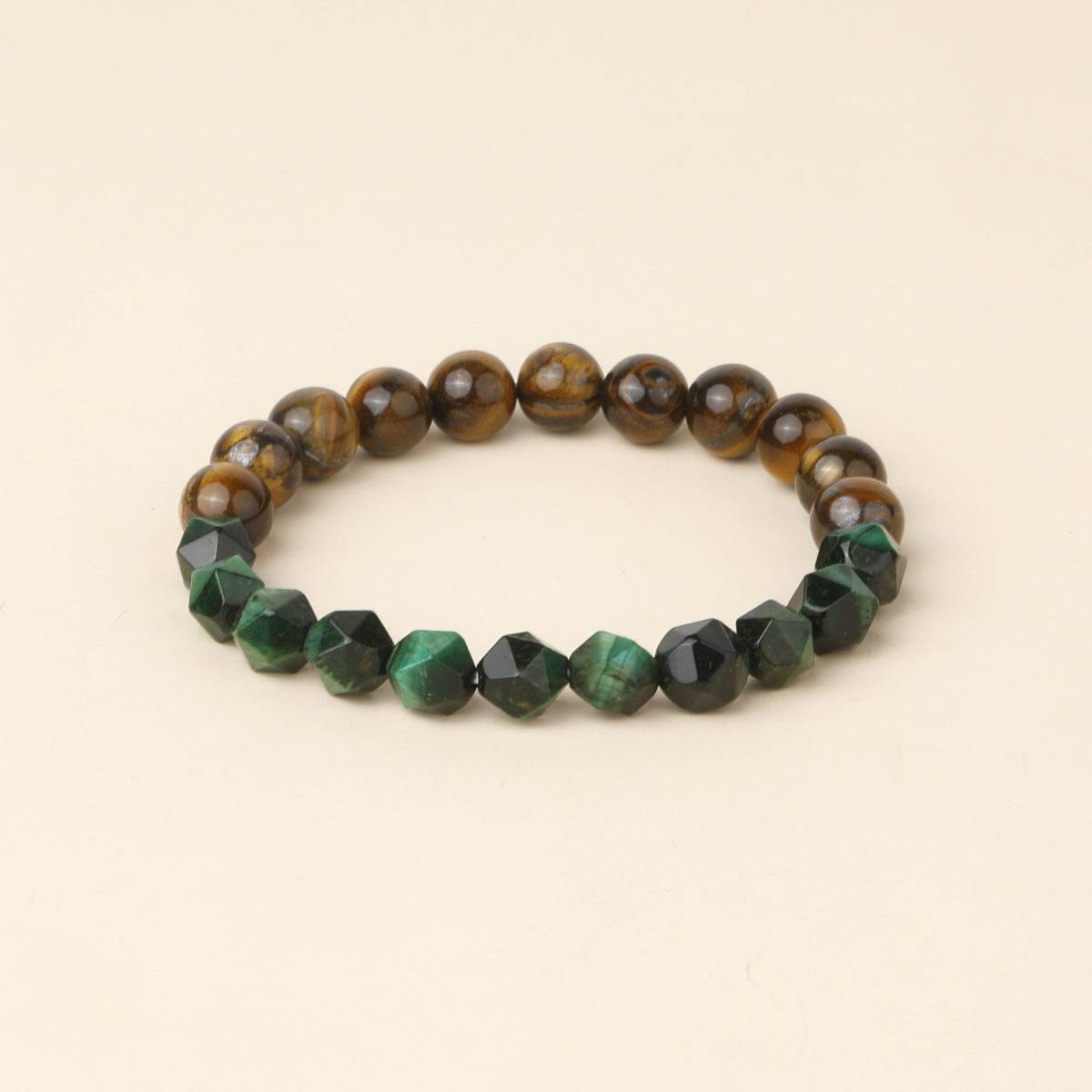 Bohemian Matte Black Agate & Silver Obsidian Bracelet - MystiCrystals