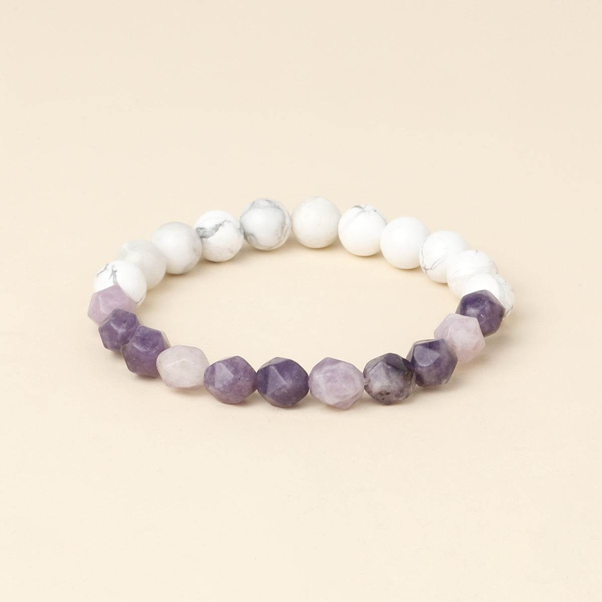 Bohemian Matte Black Agate & Silver Obsidian Bracelet - MystiCrystals
