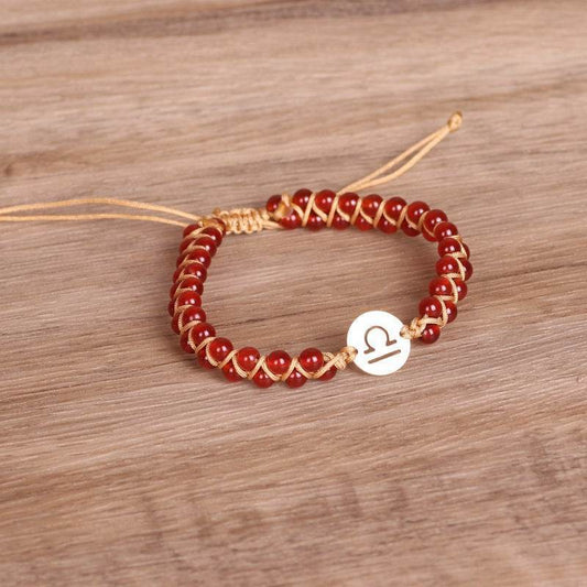 Braided Zodiac Stone Bracelet - MystiCrystals