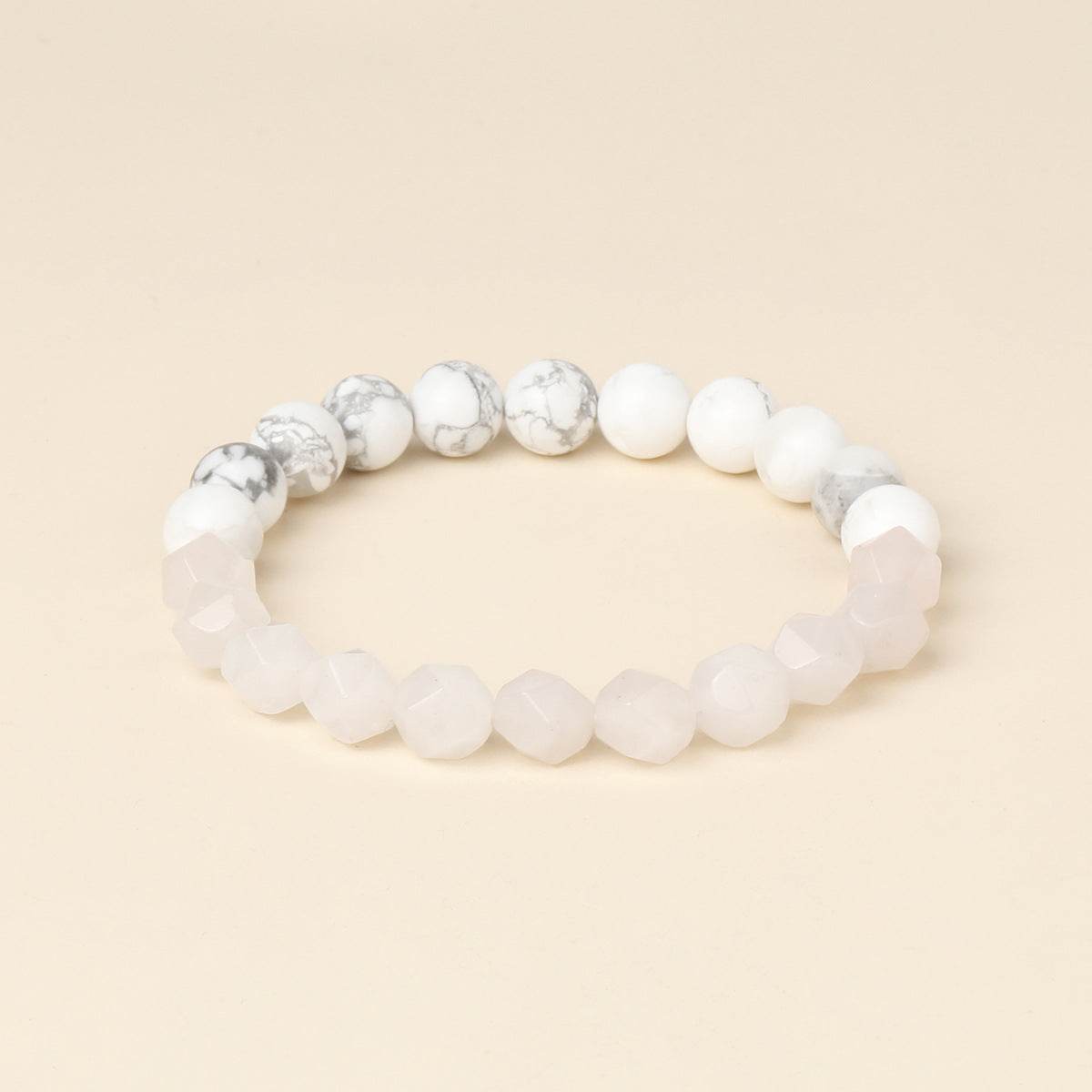 Bohemian Matte Black Agate & Silver Obsidian Bracelet - MystiCrystals