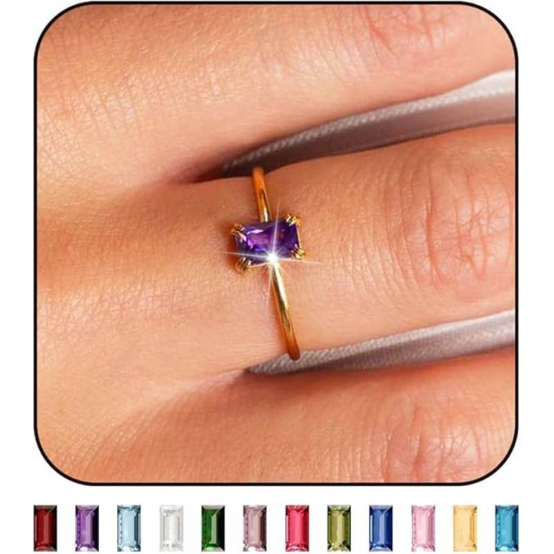 Birthstone Zircon Ring - MystiCrystals