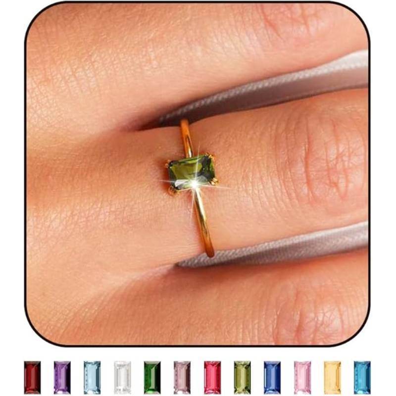 Birthstone Zircon Ring - MystiCrystals