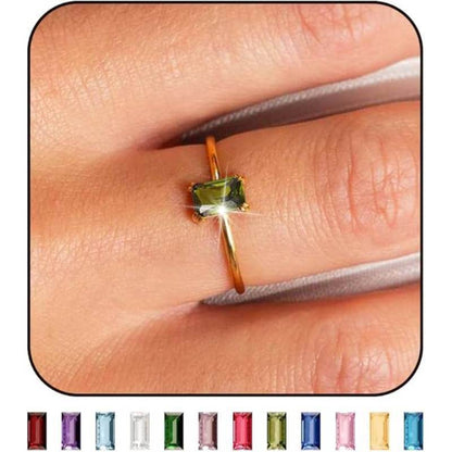 Birthstone Zircon Ring - MystiCrystals
